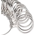 thumbnail image 2 of Jewelry Sizers Stainless Iron Ring Sizer Finger Ring Sizing Measuring Tool Ring Sizer Gauge Set Circle Models with Plastic Ring Sizer Belt, 2 of 7