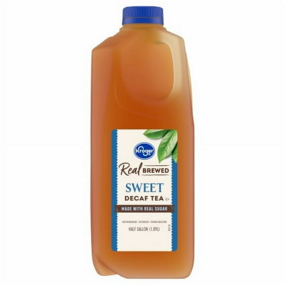KR Decaffinated Sweet Iced Tea Carton 1/2 gallon