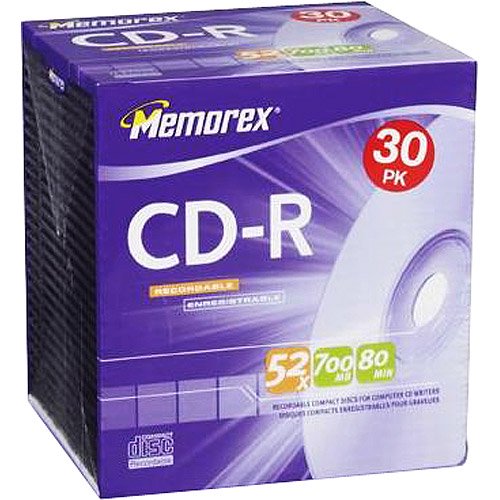 Memorex 30Pack 52x CDR