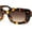 Tortoise - Brown, variant on Womens Mod Rectangle Subtle Weave Pattern Arm Sunglasses Pink - Brown