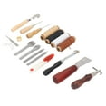 thumbnail image 4 of Leather Crafting Tools, Multipurpose Leather Tooling Kit DIY Hand Made Multi Color Wax Thread Gifts Repair Kits  for Punching for Sewing for Stitching, 4 of 8