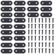 thumbnail image 1 of 72 piezas de soportes de refuerzo rectos y planos para reparación de esquinas de muebles, 1 of 6