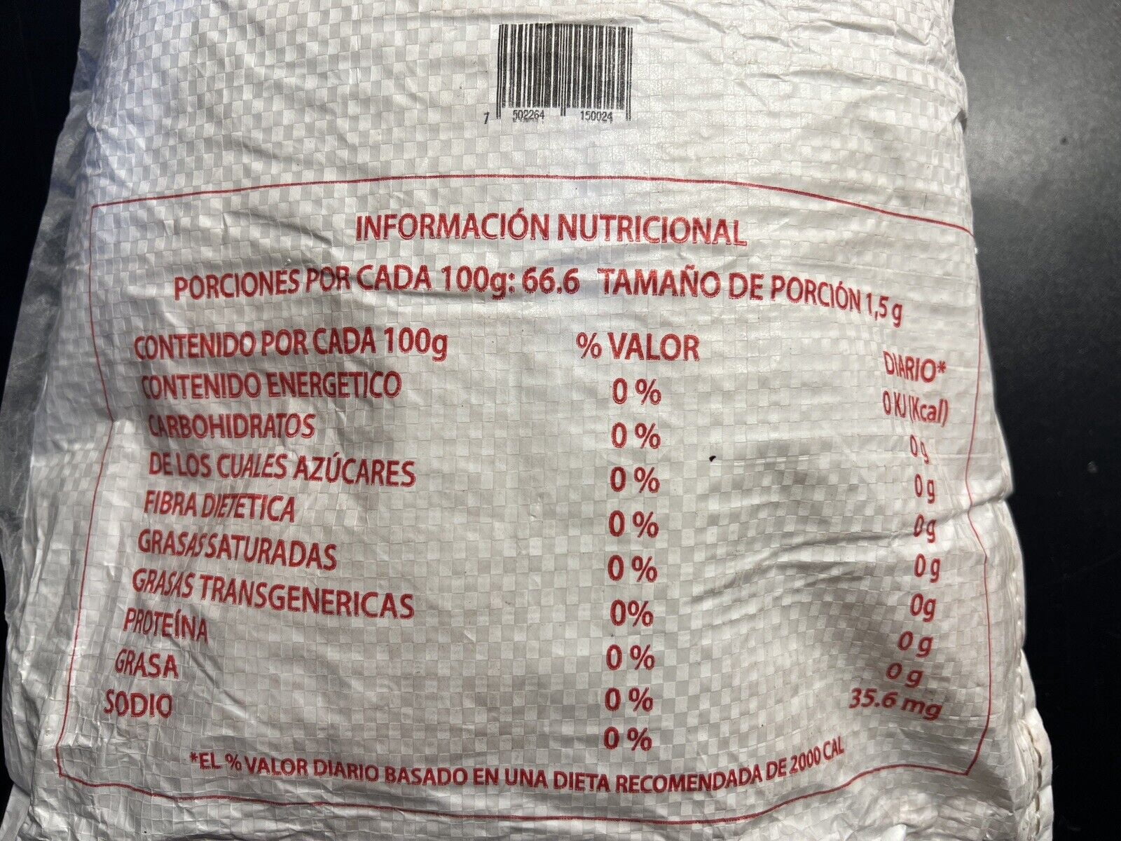 Colima Sea Salt Coarse Sal Marina Gruesa de Mar Kosher 105 0z (3kg)