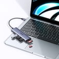 thumbnail image 6 of UGREEN 6 in 1 USB C Hub, Docking Station, 3* USB 3.0 Ports, 4K HDMI, SD/TF Card Reader, Plug and Play for USB-C Laptops, Tablets, Phones, 6 of 11