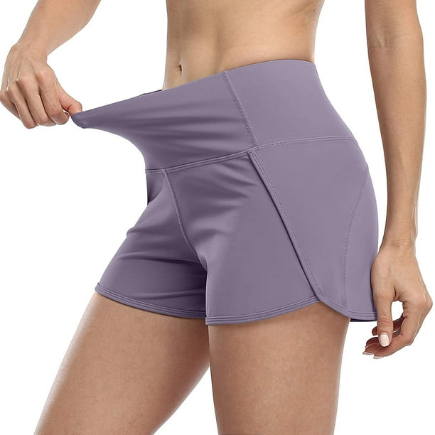 Women's Workout Shorts with Pockets Gym Athletic Sports Shorts Quick Dry 