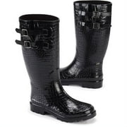 Women's Croc Double-Buckle Rain Boots