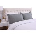 thumbnail image 1 of HTOOQ 2 Pack King Pillow Shams (20" X36(King), Grey), 1 of 5