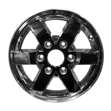 - 2009-2011 GMC Canyon 16x6.5 Aluminum Alloy Wheel, Rim Chrome Cladded Face - 5424