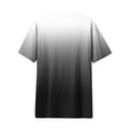thumbnail image 4 of fatyb Women's Summer Gradient T-Shirts Crewneck Loose Tee Tops Casual Short Sleeve Womens Blouses S-5XL, 4 of 5