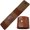 Brown, variant on Vjnyvs Leather Guitar Pick Holder Keychain Portable Pick Case Plectrum Organizer for Players
