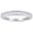White Gold, variant on 1/2 Carat TW Women's Diamond Channel Wedding Band in 10k White Gold (G-H Color, I1-I2 Clarity)