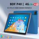 thumbnail image 2 of Tableta con firmware global original BDF P40, CPU Ai delicada, 8 GB + 256 GB, ocho núcleos, Android 12, pantalla LCD HD de 10,35 pulgadas, Wifi, 2 of 5