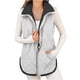 thumbnail image 5 of Chaquetas y abrigos casuales sin mangas y sin capucha para mujer, chalecos de invierno para mujer, chaqueta polar sin mangas, cuello alto con cremallera, abrigo largo cálido con cordón y bolsillos, ro, 5 of 8