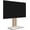 White, variant on FITUEYES Zen Series Floor TV Stand for 55-88 inch TVs, Height Adjustable, Swivel, Hidden Back Storage, Morandi Grey