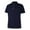 Navy, variant on Mens Tees European Style Solid Color Button Open Neck Pocket Stand Collar Men Casual Loose Fit Comfortable Business Short Sleeve Tee