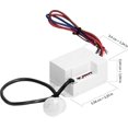 thumbnail image 5 of AC 110V-240V Compatible Mini 140 Degree LED Motion Detector with Twilight Sensor and Timer, 5 of 5