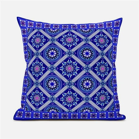 

Amrita Sen Designs CAPL1037FSDS-ZP-18x18 18 x 18 in. Mandala Floral Tiles Suede Zippered Pillow with Insert - Multi Color