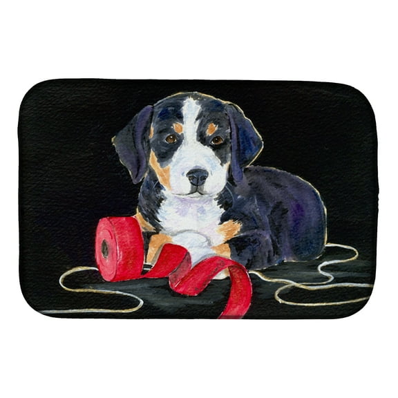 Entlebucher Mountain Dog Dish Drying Mat