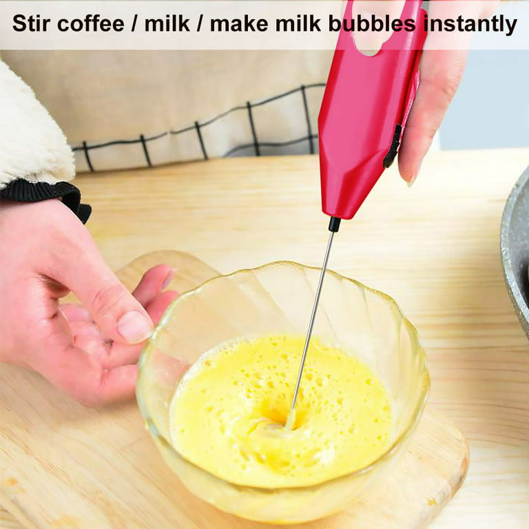 EGEN Milk Frother 2-in-1 Handheld Rechargable Foam Maker for Lattes Frappe  Matcha and Cholotate Drinks Mini Mixer Milk Foam Maker with Stand (Black),  128g - Yahoo Shopping