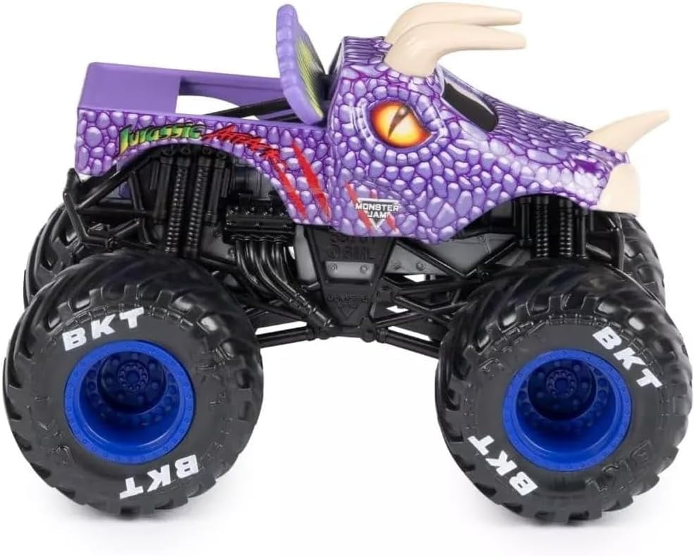 Monster jam Velociraptor & Jurassic Attack 1:64 Diecast Truck Bundle