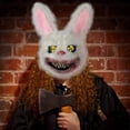 thumbnail image 3 of Halloween Mask Horror Rabbit Mask, Scary Halloween Mask for Adults Children, Funny Bunny Mask for Halloween Costume, Carnival Party, Cosplay Masquerad, 3 of 5