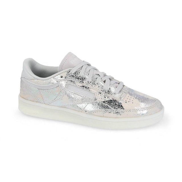 Tenis Club C 85 Textural Mujer Casual Moda plateado 23 Reebok BS6786