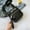 black, variant on Glossy Wide strap Women shoulder bag designer rivet crossbody bags for female Handbags silver bolsas feminina black