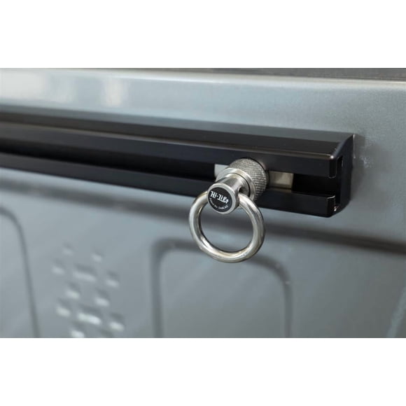 Fits 2020-2023 Jeep Gladiator JT Hi-Lift Jack Jack Mount TT-2000 TrailTrak; Hi Lift Jack; Truck Bed Side; Black; Anodized Aluminum; With 3 T-Slot Rail And 6 Sliding Tie Points
