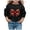 Black, variant on Girls Sweatshirt Kids Casual Print Crew Neck Long Sleeve Pullover Hoodless Sweatshirt Black 4-5 Years