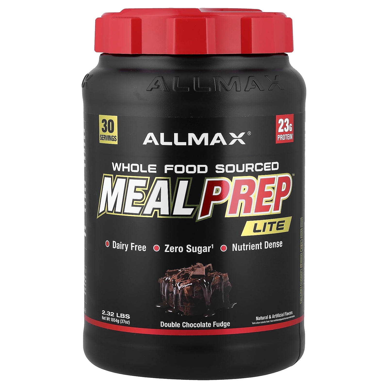 ALLMAX Meal Prep™ Lite, Double Chocolate Fudge, 2.32 lbs (37 oz)