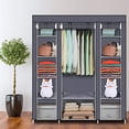 thumbnail image 2 of Ropero Rack Closet Armable Practiksa Organización Color Gris claro, 2 of 5