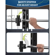 Multi-Function Smith Machine Home Gym with Squat Rack, Bench Press, Cable Crossover, Pull-Up Bar, Landmine, 2000 lb Capacity.