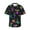 Magical Mushrooms, variant on Neon Flamingo Men'S 3d Print Casual Button Down Shirts, Novelty Hawaiian Short Sleeves 2xl