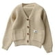 thumbnail image 2 of Cowsor Unisex Boys Girls Cardigans Sweater V-Neck Long Sleeve School Uniforms Button Knit Tops, 2 of 6