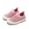 thumbnail image 5 of kkdom Boys Girls Sneakers Shoes Lightweight Slip-on Walking Shoes Pink Size 8 Toddler, 5 of 7