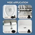 thumbnail image 5 of Sleek Home Air Plunger Drain Clog Remover High-Pressure Air Toilet Plunger & Drain Unclogger- Drain Cleaner & Hair Clog Remover Air Blaster (ABS), 5 of 7