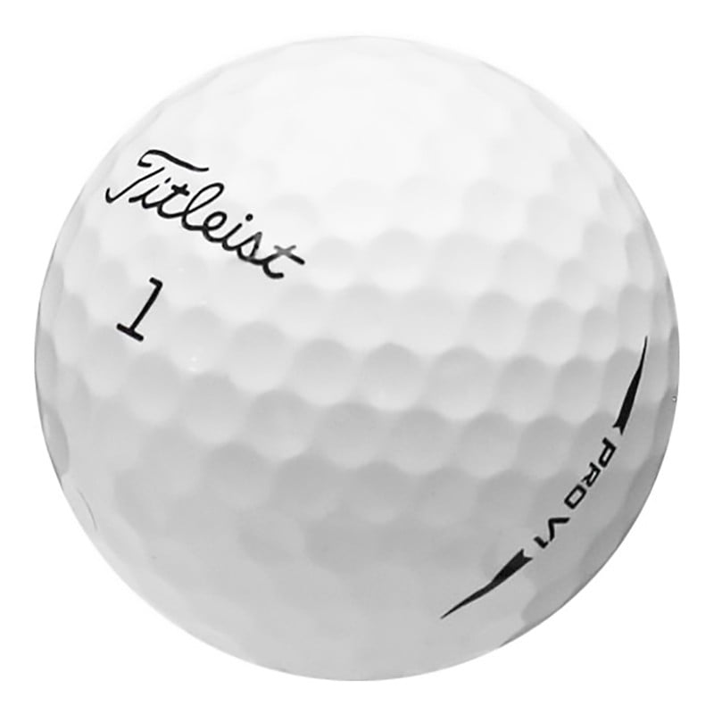 Pre-Owned Titleist Pro V1 2018 Premium Refinished Golf Balls *No Markgs or Logos*, Mint / AAAAA Condition, 48 Count, by Reload