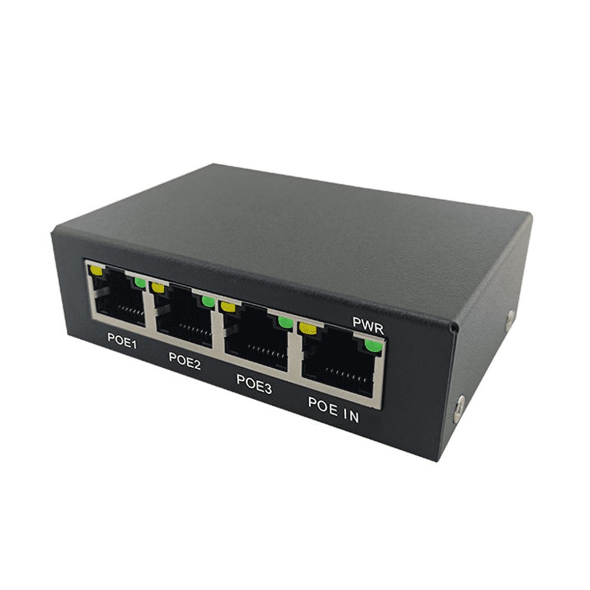 5X 4 Port Gigabit POE Extender 100/1000M Network Switch Extender IEEE802.3Af/At Plug&Play for PoE Switch NVR IP Camera