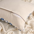 thumbnail image 3 of Unique Bargains Striped Linen Throw Pillow Covers Decorative Cushion Cases Light Blue, 3 of 6