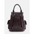 thumbnail image 3 of Madden NYC Women's Buckle Flap Backpack, Brown, 3 of 6