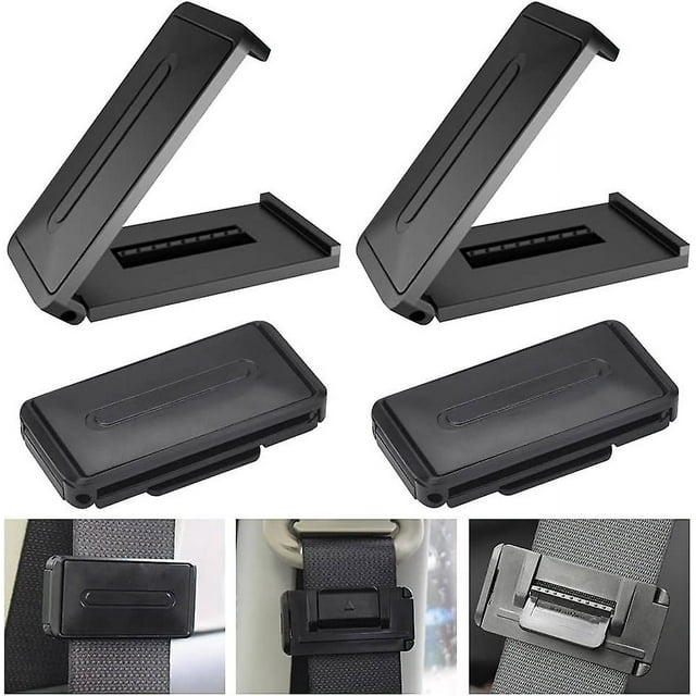 4 Pcs Clip Ceinture De Scurit Ajustable En Abs Ajusteur Ceinture De Scurit Durable Bloque Ceinture De Scurit Universel Pour Ceinture De Scurit En Voit