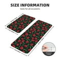 thumbnail image 2 of Zufioo Cherry 2PCS Kitchen Mats for Floor,Home Decor Cushion, 2PCS Kitchen Rugs,Anti Fatigue Mats for Kitchen Floor,Waterproof Kitchen Rug Set, 2 of 6