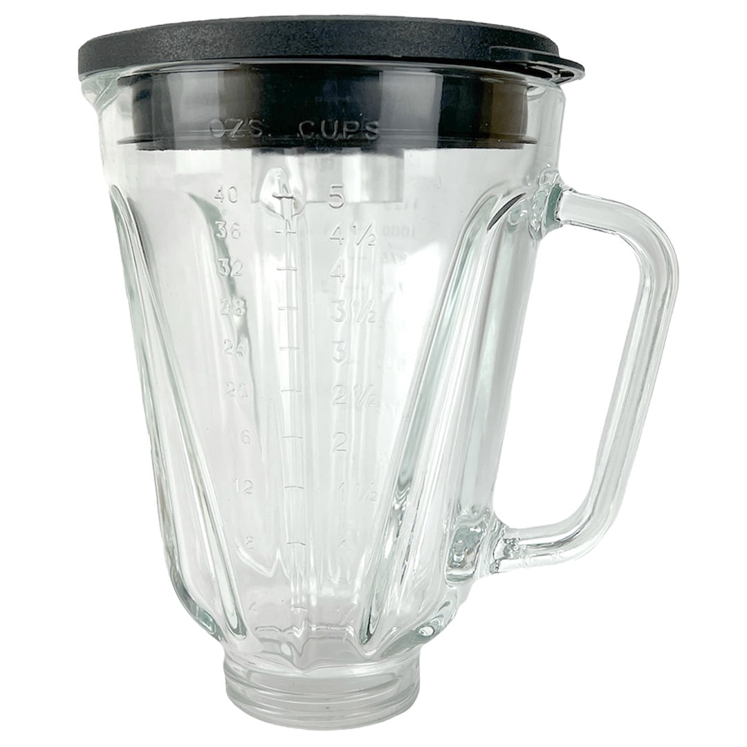 5 Cup oz Round Glass Jar with Lid Replacement Part 3310-656 Compatible with Hamilton Beach - Walmart.com