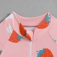 thumbnail image 7 of Hessimy Girl One Piece Swimsuit Quick Dry Bathing Suit Cross Shoulder Strap Beach Swimwear(Pink,12-18 Months), 7 of 7