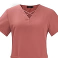 thumbnail image 4 of Conjunto de enfermería para mujer, uniforme de enfermera, camiseta y pantalones finos de manga corta SG, 4 of 5