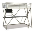 thumbnail image 5 of Culberton Sleep, Study, and Store Twin Loft Bed, Pewter, 5 of 15