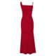 thumbnail image 4 of Puntoco Vestidos Mujer Verano Primavera y Verano Cuello Cuadrado Estampado Espalda Abierta Correa Jersey Vestido, 4 of 5
