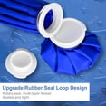 thumbnail image 1 of SUTENGDA Ice Packs for Injuries Reusable  Ice Bags Hot Water Bag for Hot & Cold Therapy and Pain Relief with Cover  No-Leak Elastic Breathable Ice Bag  Blue Size 9”+11”, 1 of 7