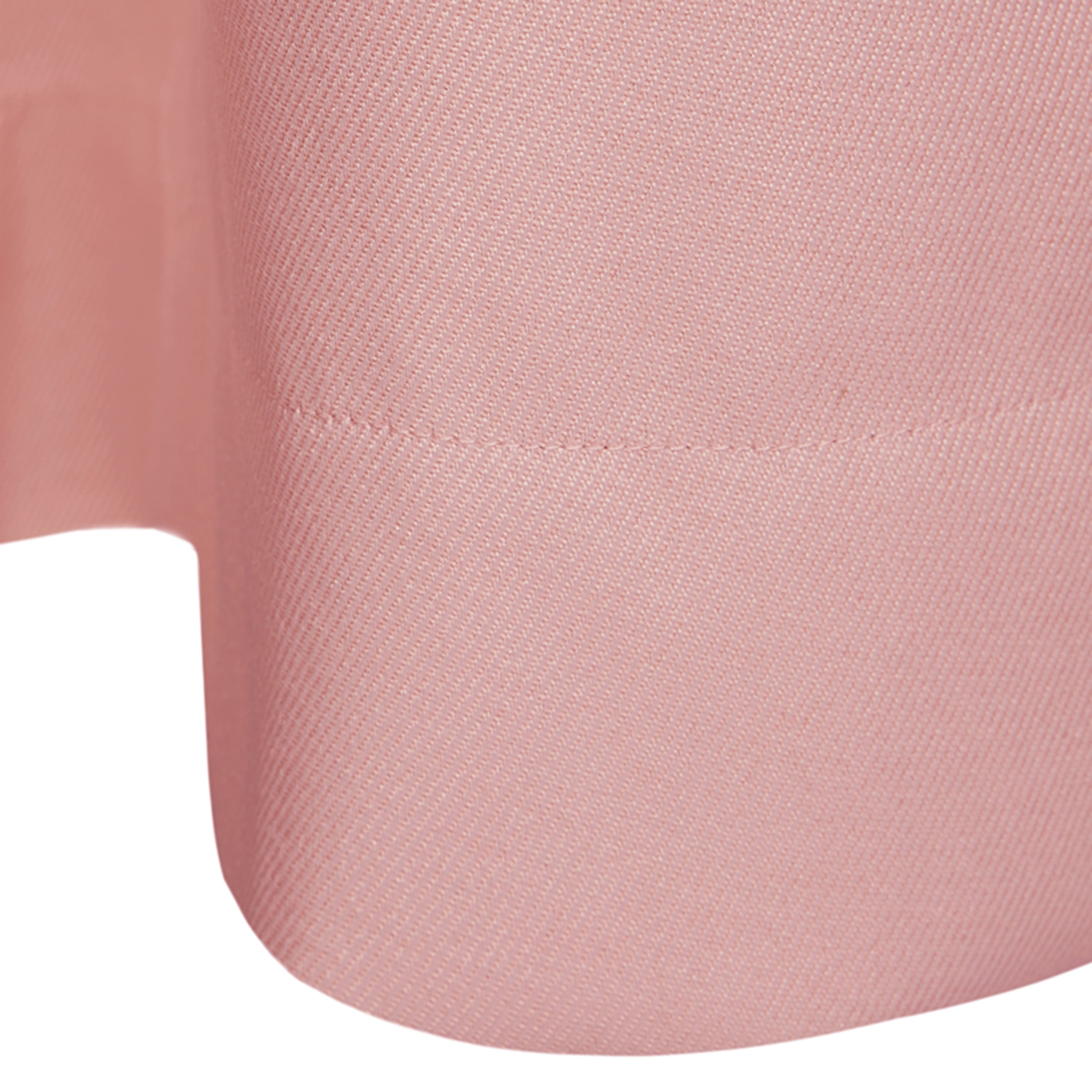 Mainstays Pink Blush Solid Blackout Rod Pocket with Back Tabs Curtain Panel Pair, Set of 2, 30" W x 84" L