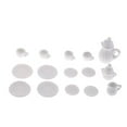 thumbnail image 2 of Juego de té en miniatura Zulema de Cerámica blanca 1/12 15 piezas, 2 of 8